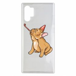 Чехол из раздела Бульдог новогодний бульдог с дудочкой для Samsung Note 10 Plus - FATLINE Чехол из раздела Бульдог новогодний бульдог с дудочкой для Samsung Note 10 Plus