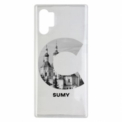 Чехол из раздела Города Украины: Монохром Sumy Black & White для Samsung Note 10 Plus - FATLINE Чехол из раздела Города Украины: Монохром Sumy Black & White для Samsung Note 10 Plus