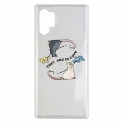Чехол из раздела Мышь Влюбленные крысы для Samsung Note 10 Plus - FATLINE Чехол из раздела Мышь Влюбленные крысы для Samsung Note 10 Plus
