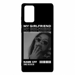 Чехол из раздела Девушке "MY GIRLFRIEND" your photo and text для Samsung Note 20 - FATLINE Чехол из раздела Девушке "MY GIRLFRIEND" your photo and text для Samsung Note 20
