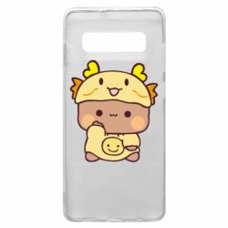 Чехол из раздела Bubu and Dudu Dragon Dudu для Samsung S10+ - FATLINE Чехол из раздела Bubu and Dudu Dragon Dudu для Samsung S10+