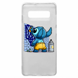 Чохол з розділу Ліло та Стіч Стіч патріот України для Samsung S10+ - FATLINE Чохол з розділу Ліло та Стіч Стіч патріот України для Samsung S10+