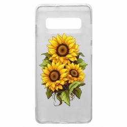 Чехол из раздела ShelganenOK три подсолнуха для Samsung S10+ - FATLINE Чехол из раздела ShelganenOK три подсолнуха для Samsung S10+