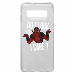 Чехол из раздела Deadpool Do i look like a care? для Samsung S10+ - FATLINE Чехол из раздела Deadpool Do i look like a care? для Samsung S10+