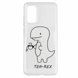Чехол из раздела Прикольные рисунки TEA-REX для Samsung S20 - FATLINE Чехол из раздела Прикольные рисунки TEA-REX для Samsung S20
