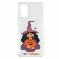 Чехол из раздела Авторские принты Happy Halloween! Девушка Ведьма для Samsung S20 - FATLINE Чехол из раздела Авторские принты Happy Halloween! Девушка Ведьма для Samsung S20