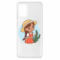 Чехол из раздела Авторские принты Милаха девочка в шляпе для Samsung S20+ - FATLINE Чехол из раздела Авторские принты Милаха девочка в шляпе для Samsung S20+