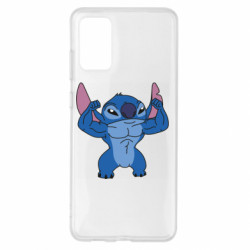 Чехол из раздела Лило и Стич Muscle stich для Samsung S20+ - FATLINE Чехол из раздела Лило и Стич Muscle stich для Samsung S20+