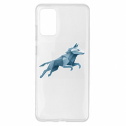 Чехол из раздела Волк Волк полигональный для Samsung S20+