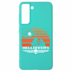 Чехол из раздела Helldivers 2 Helldivers Flag для Samsung S21 FE - FATLINE Чехол из раздела Helldivers 2 Helldivers Flag для Samsung S21 FE