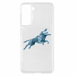 Чехол из раздела Волк Волк полигональный для Samsung S21