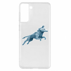 Чехол из раздела Волк Волк полигональный для Samsung S21+