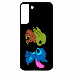 Чохол з розділу Star Wars Baby Yoda And Stitch для Samsung S22 Plus - FATLINE Чохол з розділу Star Wars Baby Yoda And Stitch для Samsung S22 Plus