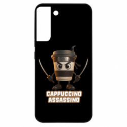 Чехол из раздела Мемы с нейросети Cappuccino Assassino для Samsung S22 Plus - FATLINE Чехол из раздела Мемы с нейросети Cappuccino Assassino для Samsung S22 Plus