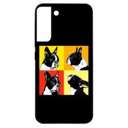 Чехол из раздела Бульдог Френчи для Samsung S22 Plus - FATLINE Чехол из раздела Бульдог Френчи для Samsung S22 Plus