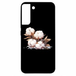 Чехол из раздела ShelganenOK Веточка хлопка для Samsung S22 Plus - FATLINE Чехол из раздела ShelganenOK Веточка хлопка для Samsung S22 Plus