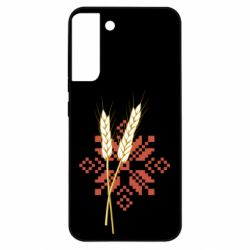 Чехол из раздела Авторские принты Ростки пшеницы с вышивкой для Samsung S22 Plus - FATLINE Чехол из раздела Авторские принты Ростки пшеницы с вышивкой для Samsung S22 Plus