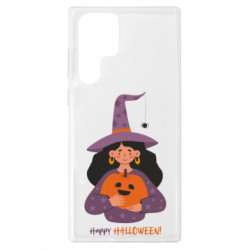 Чехол из раздела Авторские принты Happy Halloween! Девушка Ведьма для Samsung S22 Ultra - FATLINE Чехол из раздела Авторские принты Happy Halloween! Девушка Ведьма для Samsung S22 Ultra
