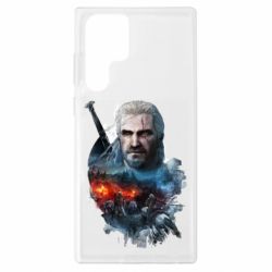 Чехол из раздела Ведьмак The Witcher watercolor для Samsung S22 Ultra - FATLINE Чехол из раздела Ведьмак The Witcher watercolor для Samsung S22 Ultra