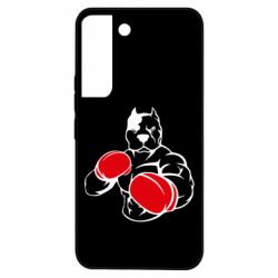 Чехол из раздела Бокс/Кикбоксинг Pitbull Boxing Logo для Samsung S22