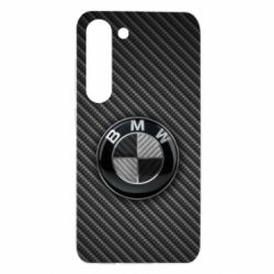 Чехол из раздела Автомобилистам BMW Carbon для Samsung S23 - FATLINE Чехол из раздела Автомобилистам BMW Carbon для Samsung S23