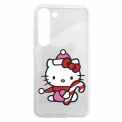 Чехол из раздела НОВЫЙ ГОД 2026 Christmas Kitty with candy для Samsung S23 - FATLINE Чехол из раздела НОВЫЙ ГОД 2026 Christmas Kitty with candy для Samsung S23