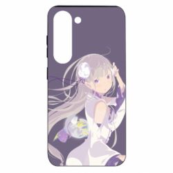 Чехол из раздела Re:Zero. Жизнь с нуля в альтернативном мире Эмилия для Samsung S23 - FATLINE Чехол из раздела Re:Zero. Жизнь с нуля в альтернативном мире Эмилия для Samsung S23