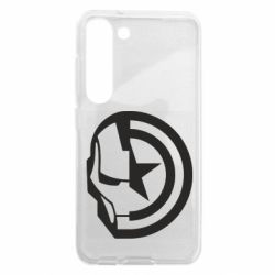 Чохол з розділу Залізна людина Iron Man and Captain America для Samsung S23 - FATLINE Чохол з розділу Залізна людина Iron Man and Captain America для Samsung S23