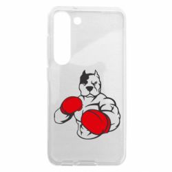 Чехол из раздела Бокс/Кикбоксинг Pitbull Boxing Logo для Samsung S23