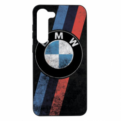 Чехол из раздела masha BMW grunge logo для Samsung S23 Plus - FATLINE Чехол из раздела masha BMW grunge logo для Samsung S23 Plus