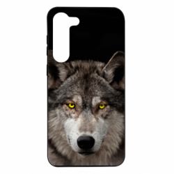 Чехол из раздела Волк Wolf with yellow eyes для Samsung S23 Plus