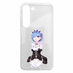 Чехол из раздела Re:Zero. Жизнь с нуля в альтернативном мире Rem для Samsung S23 - FATLINE Чехол из раздела Re:Zero. Жизнь с нуля в альтернативном мире Rem для Samsung S23
