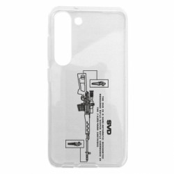 Чехол из раздела Strength and Power: Weapons SVD (rifle) для Samsung S23 - FATLINE Чехол из раздела Strength and Power: Weapons SVD (rifle) для Samsung S23
