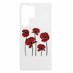 Чехол из раздела Авторские принты Цветы вокруг следов от пуль для Samsung S23 Ultra - FATLINE Чехол из раздела Авторские принты Цветы вокруг следов от пуль для Samsung S23 Ultra