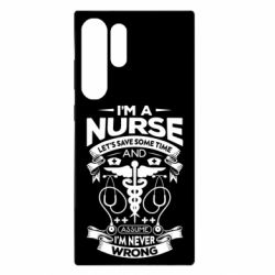 Чехол из раздела Врачам Nurse I'm Never Wrong для Samsung S23 Ultra - FATLINE Чехол из раздела Врачам Nurse I'm Never Wrong для Samsung S23 Ultra
