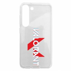 Чехол из раздела Valorant Valorant glitsh logo для Samsung S23