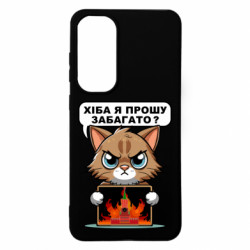 Чехол из раздела Меми солов'їною разве я прошу многовато для Samsung S24 FE - FATLINE Чехол из раздела Меми солов'їною разве я прошу многовато для Samsung S24 FE