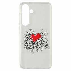 Чехол из раздела Авторские принты Heart & Love для Samsung S24 - FATLINE Чехол из раздела Авторские принты Heart & Love для Samsung S24