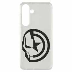 Чохол з розділу Залізна людина Iron Man and Captain America для Samsung S24 - FATLINE Чохол з розділу Залізна людина Iron Man and Captain America для Samsung S24