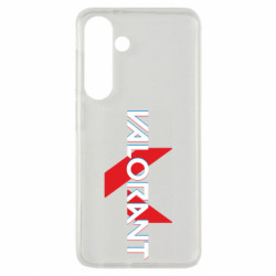 Чехол из раздела Valorant Valorant glitsh logo для Samsung S24