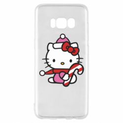 Чехол из раздела НОВЫЙ ГОД 2026 Christmas Kitty with candy для Samsung S8 - FATLINE Чехол из раздела НОВЫЙ ГОД 2026 Christmas Kitty with candy для Samsung S8