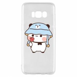 Чехол из раздела Bubu and Dudu Мишка с цветочком для Samsung S8 - FATLINE Чехол из раздела Bubu and Dudu Мишка с цветочком для Samsung S8