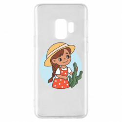 Чехол из раздела Авторские принты Милаха девочка в шляпе для Samsung S9 - FATLINE Чехол из раздела Авторские принты Милаха девочка в шляпе для Samsung S9