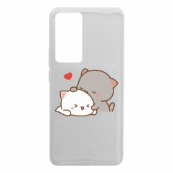 Чехол из раздела Кот Кот целует кошку для Xiaomi 12T/12T Pro - FATLINE Чехол из раздела Кот Кот целует кошку для Xiaomi 12T/12T Pro