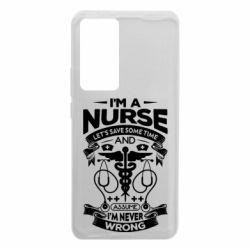 Чехол из раздела Врачам Nurse I'm Never Wrong для Xiaomi 12T/12T Pro - FATLINE Чехол из раздела Врачам Nurse I'm Never Wrong для Xiaomi 12T/12T Pro
