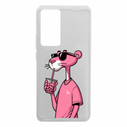 Чехол из раздела Прикольные рисунки Розовая пантера Bubble Tea для Xiaomi 12T/12T Pro - FATLINE Чехол из раздела Прикольные рисунки Розовая пантера Bubble Tea для Xiaomi 12T/12T Pro