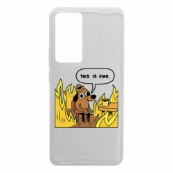 Чехол из раздела Мемы This is fine для Xiaomi 12T/12T Pro - FATLINE Чехол из раздела Мемы This is fine для Xiaomi 12T/12T Pro