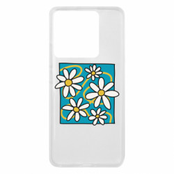 Чехол из раздела Авторские принты Ромашки на голубом для Xiaomi 13T/13T Pro - FATLINE Чехол из раздела Авторские принты Ромашки на голубом для Xiaomi 13T/13T Pro