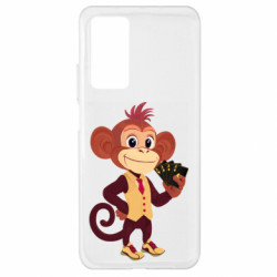 Чохол з розділу Мавпа Кумедна мавпа, що грає в карти для Xiaomi Mi 10T/10T Pro - FATLINE Чохол з розділу Мавпа Кумедна мавпа, що грає в карти для Xiaomi Mi 10T/10T Pro