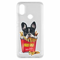 Чехол из раздела Фастфуд Бульдог. Картошка фри для Xiaomi Mi A2 - FATLINE Чехол из раздела Фастфуд Бульдог. Картошка фри для Xiaomi Mi A2